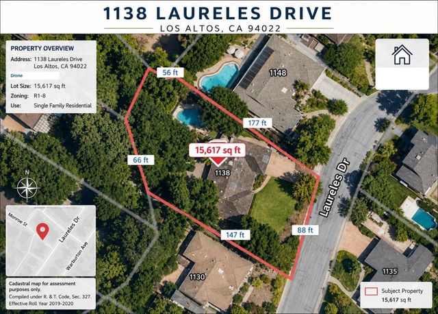 1138 Laureles Drive, Los Altos, CA 94022