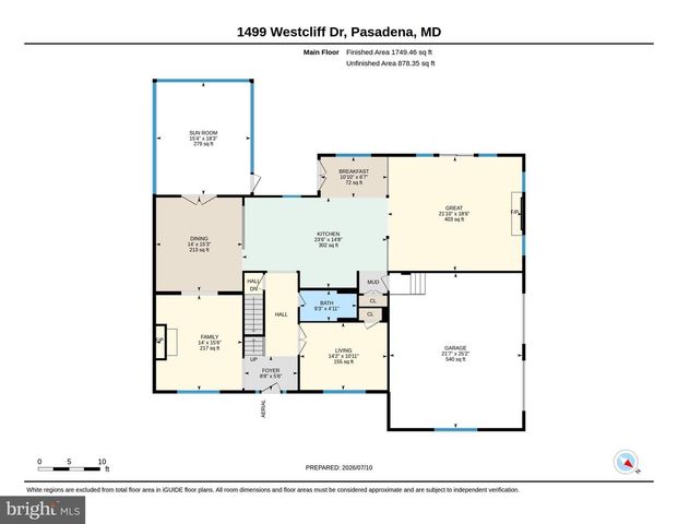 1499 WESTCLIFF DR, Pasadena, MD 21122
