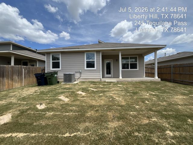 245 Tequilana PASS, Liberty Hill, TX 78642