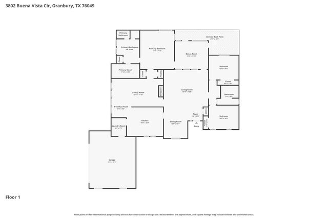 3802 Buena Vista Circle, Granbury, TX 76049