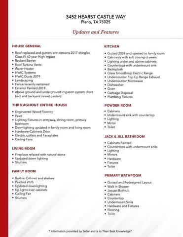 3452 Hearst Castle Way, Plano, TX 75025