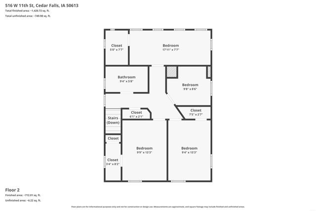 516 W 11th Street, Cedar Falls, IA 50613