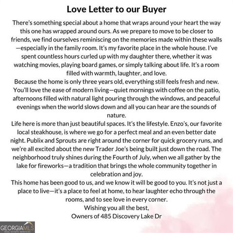 485 Discovery Lake Drive, Fayetteville, GA 30215