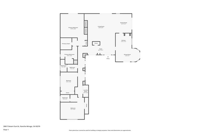 39817 Desert Sun Drive, Rancho Mirage, CA 92270