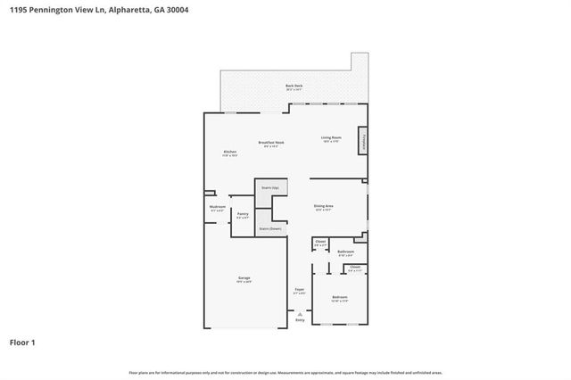 1195 Pennington View Lane, Alpharetta, GA 30004