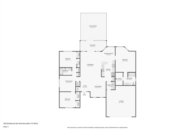 1022 Barbarosa RD, New Braunfels, TX 78130