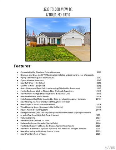 3735 Falcon View Drive, Arnold, MO 63010