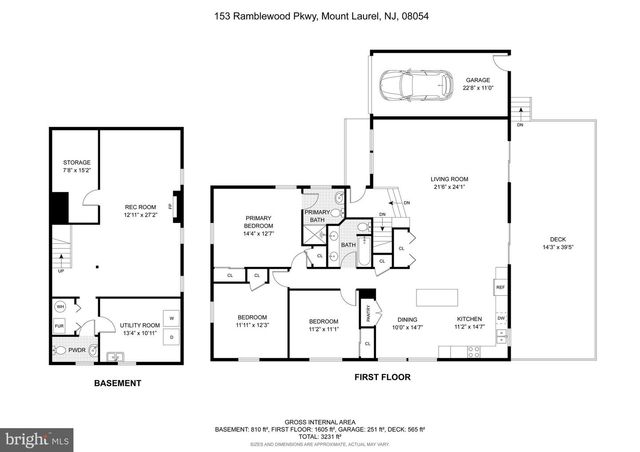 153 RAMBLEWOOD PKWY, Mount Laurel, NJ 08054