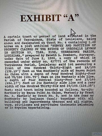 2512 Highway 665, Montegut, LA 70377