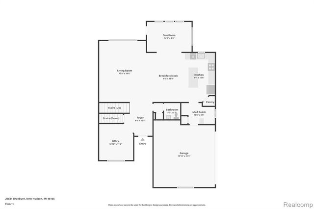 29831 Braeburn Dr, New Hudson, MI 48165