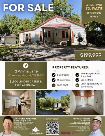 2 Wilma Ln, Chestnut Mound, TN 38552