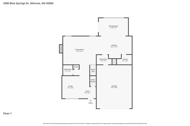 3280 Blue Springs Drive, Monroe, OH 45050