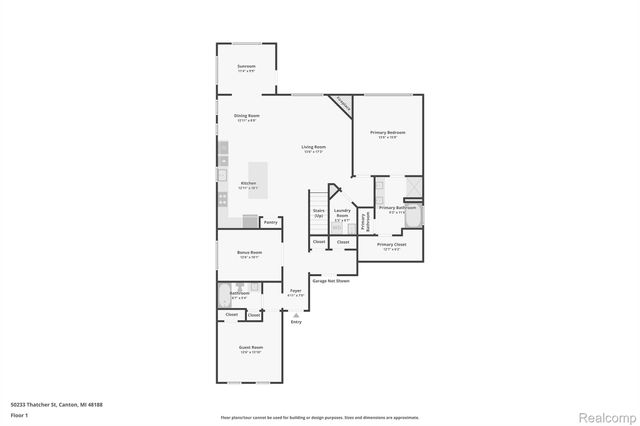 50233 Thatcher Street, Canton Charter Township, MI 48188