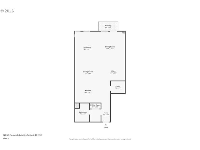 725 Nw FLANDERS St 204, Portland, OR 97209