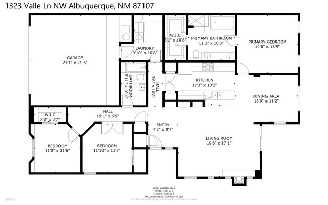 1323 Valle Lane NW, Albuquerque, NM 87107