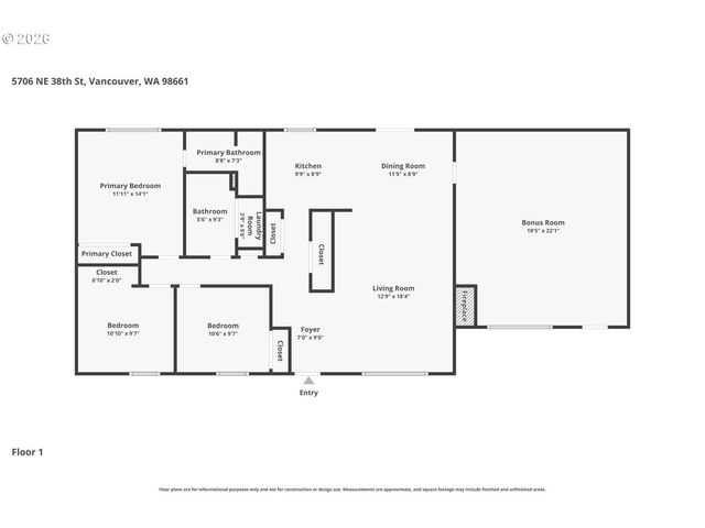 5706 Ne 38TH St, Vancouver, WA 98661