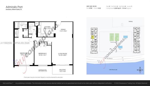 2801 NE 183rd Street 1607W, Aventura, FL 33160