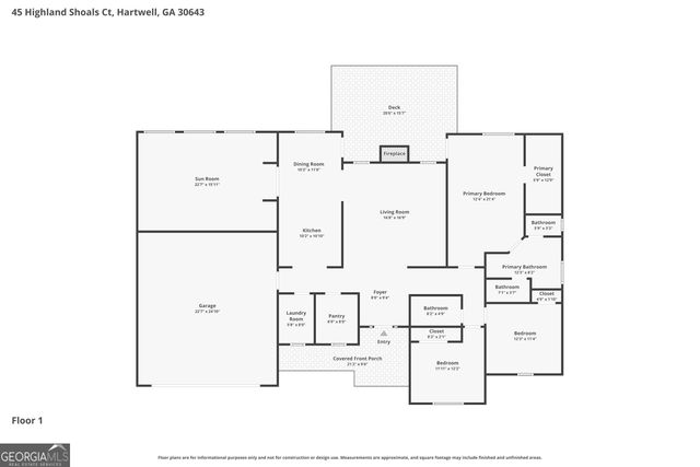 45 Highland Shoals Court, Hartwell, GA 30643
