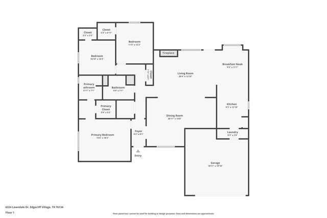 6324 Lawndale Drive, Edgecliff Village, TX 76134