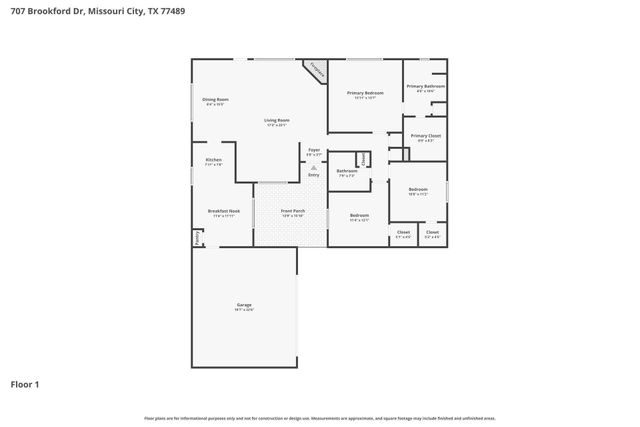 707 Brookford Drive, Missouri City, TX 77489