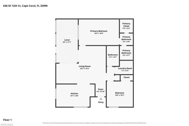 646 12th CT 17, Cape Coral, FL 33990
