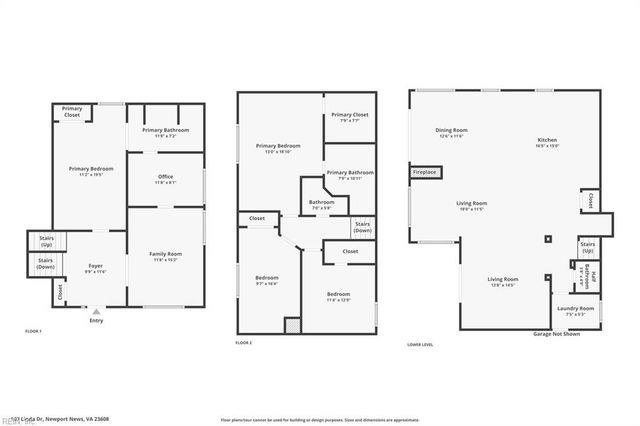 107 Linda DR, Newport News, VA 23608