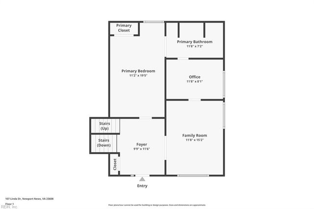 107 Linda DR, Newport News, VA 23608