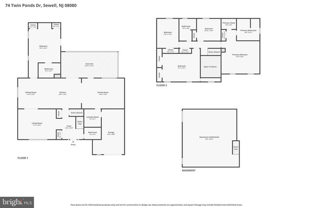 74 TWIN PONDS DR, Sewell, NJ 08080