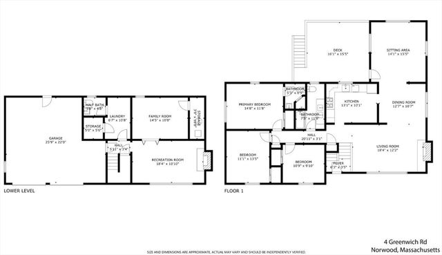 4 Greenwich Rd, Norwood, MA 02062