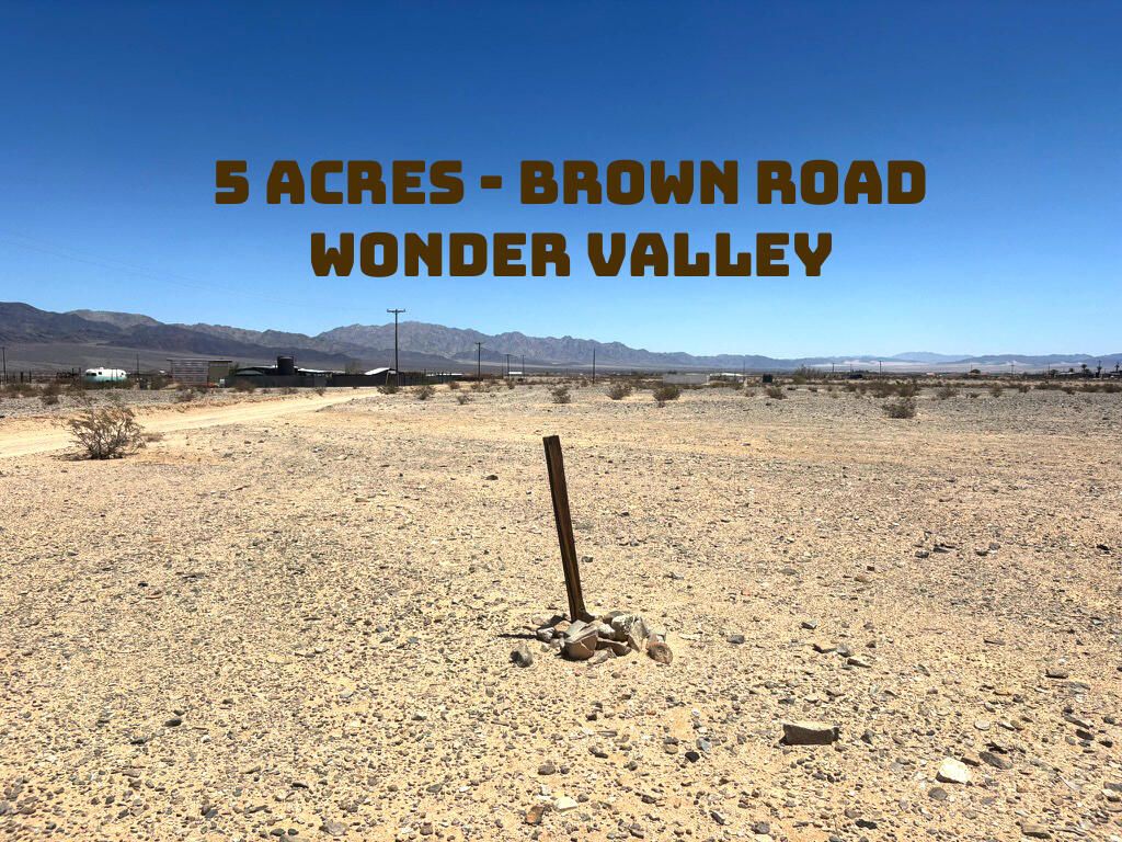 0 Brown Road, 29 Palms, CA 92277