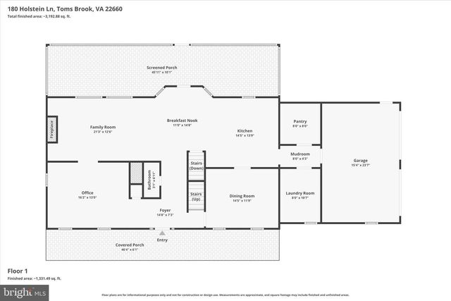180 HOLSTEIN LN, Toms Brook, VA 22660