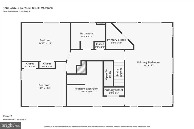 180 HOLSTEIN LN, Toms Brook, VA 22660