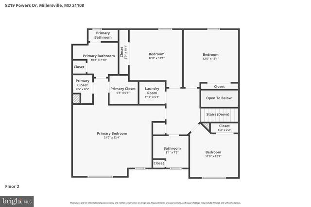 8219 POWERS DR, Millersville, MD 21108