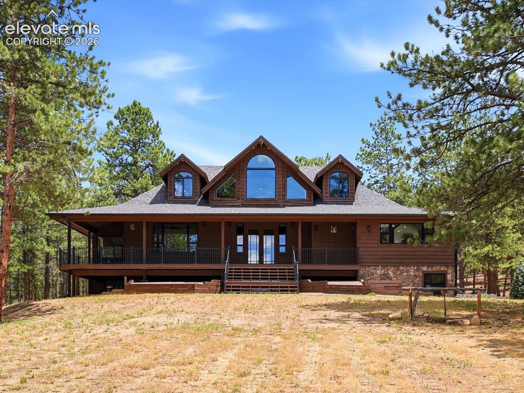 584 Pikes Peak Drive, Florissant, CO 80814 — exterior