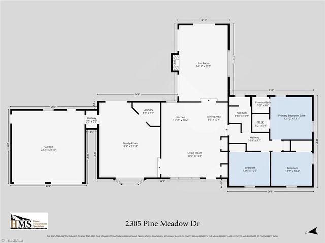 2305 Pine Meadow Drive, Kernersville, NC 27284