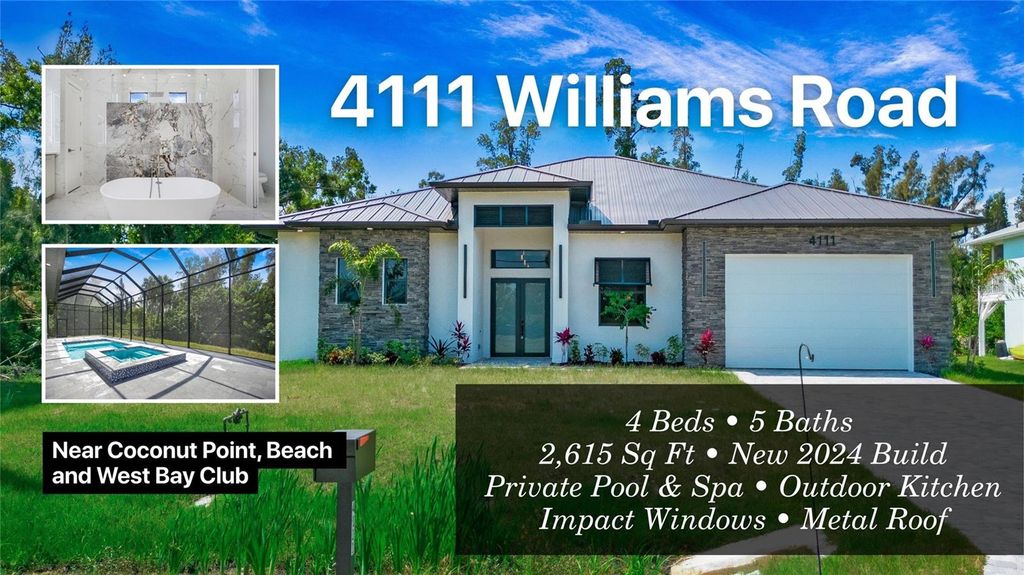 Image 1 of property listing at 4111 WILLIAMS ROAD, Estero, FL 33928