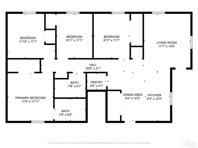 6 Georgia Dr, Pensacola, FL 32505