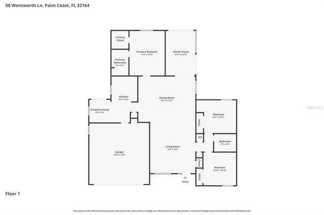 58 WENTWORTH LANE, Palm Coast, FL 32164