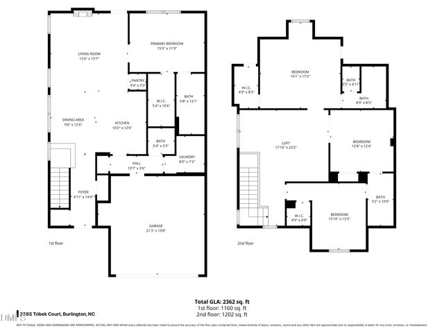 2385 Tribek Court, Burlington, NC 27215